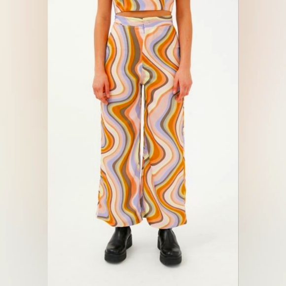 UO Olympia Patterned Pants - Picture 1 of 5